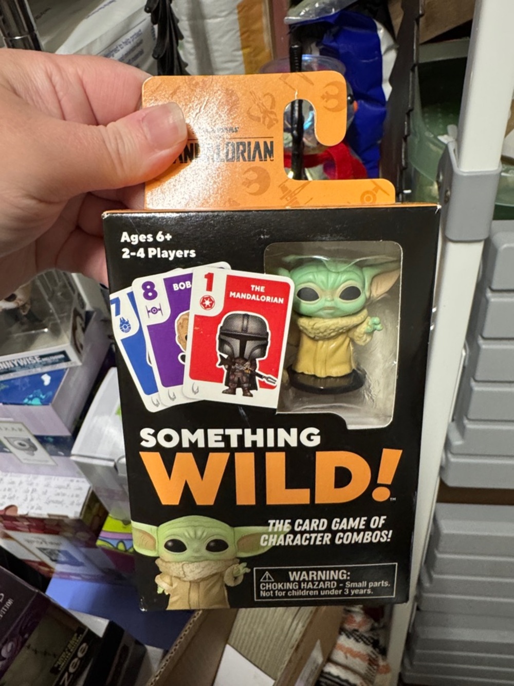 Star Wars Something Wild! The Mandalorian - Green Grogu Kids Card Game